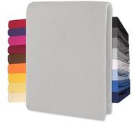 CelinaTex Lucina Drap-Housse Coton 200x200-200x220 cm Gris argenté