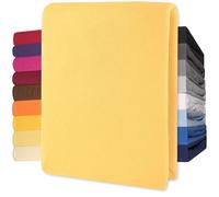CelinaTex Lucina Drap-Housse Coton 200x200-200x220 cm Jaune crème