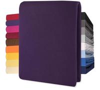 CelinaTex Lucina Drap-Housse surmatelas Housse lit sommier tapissier Coton 140x200-160x200 cm Lilas