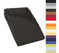 CelinaTex Perla Drap-Housse surmatelas Housse lit sommier tapissier Coton 140x200-160x200 cm Anthracite