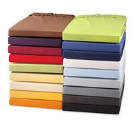 CelinaTex Perla Drap-Housse surmatelas Housse lit sommier tapissier Coton 140x200-160x200 cm Jaune maïs