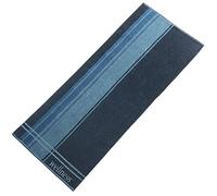 CelinaTex Wellness Serviette de Sauna 80 x 200 cm Bleu foncé Coton éponge avec Broderie Serviette de Plage