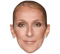 Celine Dion (Hair Up) Big Head. Masque plus grand que nature.