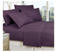 Celine en lin les meilleures draps de lit les plus confortables de tous les temps! 1800 Ensemble de draps de 4 pieces resistants a des rides de q