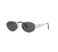 Celine Femme Sunglass CL40235U - Couleur du Monture: Gris brillant, Couleur de Lentille: Gris