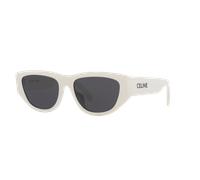 Celine Femme Sunglass Monochroms Cl40278U - Couleur du Monture: Ivoire, Couleur de Lentille: Gris