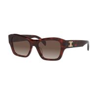 Celine Femme Sunglass Triomphe CL40330U - Couleur du Monture: Écaille, Couleur de Lentille: Dégradé marron