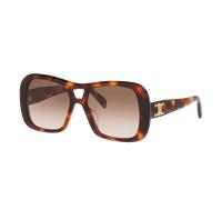 Celine Femme Sunglass Triomphe CL40331U - Couleur du Monture: Écaille, Couleur de Lentille: Dégradé marron