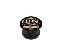 Céline Mode Citation Iconique Couronne Graphique Since Forever Name PopSockets PopGrip Adhésif