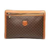 Celine Vintage - Pochette en toile Pre-owned - Femme - Pre-owned - Brun - Taille: ONE Size