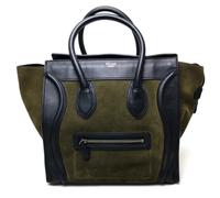 Celine Vintage - Pre-owned Cuir cabas - Femme - Pre-owned - Vert - Taille: ONE Size