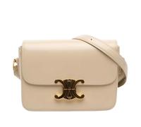 Celine Vintage - Pre-owned Teen Triomphe Crossbody - Femme - Pre-owned - Beige - Taille: ONE Size