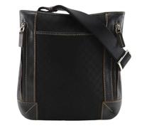 Celine Vintage - Sac bandoulière Pre-owned en nylon Macadam et cuir - Homme - Pre-owned - Noir - Taille: ONE Size