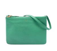 Celine Vintage - Sac bandoulière Trio Pre-owned - Femme - Pre-owned - Vert - Taille: ONE Size