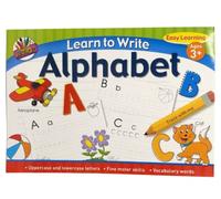 Celino® Cahier d'apprentissage des lettres de l'alphabet pour enfants Format A4