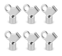 Celiodd Lot de 6 clés de purge pour radiateur, 5,5 mm, clé de purge de radiateur, clé de purge, clé de chauffage pour purge, clé de chauffage, purge de radiateur, clé de radiateur