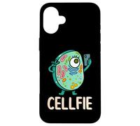 Cell Fie Funny Cellfie Selfie Biology Science Teacher Coque pour iPhone 16 Plus