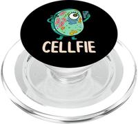 Cell Fie Funny Cellfie Selfie Biology Science Teacher PopSockets PopGrip pour MagSafe