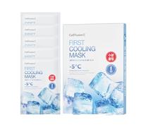 Cell Fusion C Post Alpha First Masque en tissu rafraîchissant 5EA, hydratant, rafraîchissant et dégonflant, eau glaciale et panthénol, soins de la peau coréens