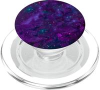 Cell Phone Button Holder Pop Out Grip Purple Nebula Galaxy PopSockets PopGrip pour MagSafe