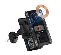 Cell Phone Car Mount, Wireless Charger Holder, 2.8in Auto Clamp Bracket Design, 66w Fast Charging Output, Adjustable Air Vent Clip for Driving, Commuting, Navigation, Road Trips, Daily Use
