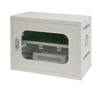 Cell Phone Charging Stations, 12 20 30 Units Mobile Phone Charging Cabinet with Lock, Automatic Power Off, Wall Mount Cell Phones Storage Cabinet for Schools, Airports, Offices ()