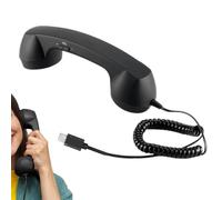 Cell Phone Handset - Handheld Desk Accessories, Corded Receiver Headset, No | Vintage Wireless Phone Handset Cell Phone Hand Calls Video Conferences Computer Laptop Pad Office School Living Room Bedroom
