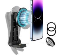 Cell Phone Holder,Flexible Magnetic Tripod for Ring Lights,Tripods Compatible with MagSafe Cases and iPhone 14 13 12 Pro Max All Cell Phones