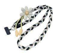 Cell Phone Sling Strap, Adjustable Safety Lanyard Kit with Patch Holder, Anti Drop Mobile Carry System Accessory, Interactive Hands Free Neck Phone Holder, Outdoor Use for Walking Travel 23.5 Inches