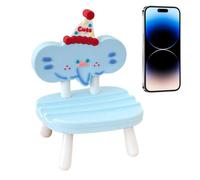 Cell Phone Stand, Animal Chair Shaped Desk Holder For Home Office Bedroom | Cute Stable Cradle Keeps Smartphones Upright For Hands Viewing On Desks Dressers Bedsides And Study Tables