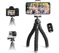 Cell Phone Tripod, Mini Tripod For Smartphone And Camera, Tripod With Bluetooth Remote Control