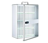 Cell Phones Storage Cabinet with Combination Lock, Aluminum Alloy Cell Phone Locker, Portable Phone Holder Box, Wall Mounted Cell Phone Storage Box for Classrooms Factories(37x20x49cm/15x8x19in)