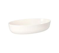 Cella Lot de 60 bols réutilisables ovales 1600 ml Blanc 6 x 16,5 x 26 cm