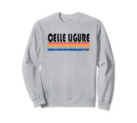 Celle Ligure, Italie Rétro 70s 80s Style Sweatshirt