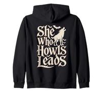 Celle Qui hurle mène Alpha Y2K Wolf Meme Fearless Alpha Girl Sweat à Capuche