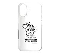 Celle Qui s'agenouille Devant Dieu Peut se Tenir Devant n'importe Quel chrétien Coque pour iPhone 17