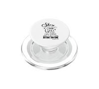 Celle Qui s'agenouille Devant Dieu Peut se Tenir Devant n'importe Quel chrétien PopSockets PopGrip pour MagSafe