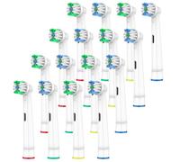 Cellena Lot de 16 têtes de brosse de rechange compatibles avec Oral B Pro 1000, recharges de nettoyage doux en profondeur, pour Genius, Smart,Vitality