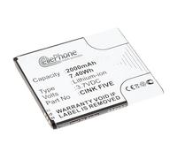 cellePhone Batterie Li-ION Compatible avec Elson Mobistel Cynus T5 (Remplacement pour BTY26182)