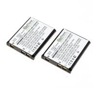 cellePhone Batterie Li-ION Compatible avec Nikon EN-EL10 / Pentax D-Li63 / Olympus Li-40B / Li-42B / Fuji NP-45 / Kodak Klic-7006 - Ensemble de 2