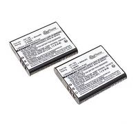 cellePhone Batterie Li-ION Compatible avec Olympus Li-50B / Pentax D-Li92 / Ricoh DB-100 - Ensemble de 2