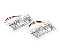 cellePhone Batterie Li-Polymer Compatible avec Avaya AWH55 AWH65 - Plantronics CS50 CS55 CS60 (Remplacement pour PLN-6439901) - Ensemble de 2