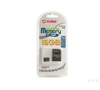 Cellet 16 Go Samsung S-7330 carte micro SDHC est personnalisée Formaté pour Digital High Speed, sans perte d'enregistrement. Inclut adaptateur SD Standard.