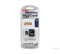 Cellet MicroSD pour smartphone Motorola Sable 2 Go de mémoire flash personnalisée, transmission à grande vitesse, Plug and Play, avec adaptateur SD pleine grandeur (emballage au détail)
