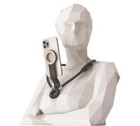 Cellet Support de téléphone magnétique tour de cou pour enregistrement vidéo, col de cygne flexible, support mains-libres POV avec aimants N52 et cordon de sécurité anti-chute pour iPhone, MagSafe et