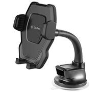 Cellet Support de voiture à col d'oie pour tableau de bord et pare-brise Compatible avec LG V40 ThinQ, G7 ThinQ, Exalt LTE, V30, V30+, Stylo 4/3/2/1, K30, Q7+, Stylo 4 Plus, G6, X Charge, X Power, X Venture
