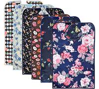 Celley Lot de 6 bavoirs ramasse-miettes imperméables et réutilisables pour adultes