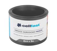 Cellfast Bordure de jardin lisse en plastique Graphite 20 cm x 9 m