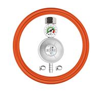 Cellfast Détendeur de gaz Réducteur de gaz avec manomètre, Tuyau 2 x Bande KIT