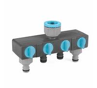 CELLFAST Distributeur de tuyau d'arrosage 4 voies 52-240 3/4" Robinet d'arrosage